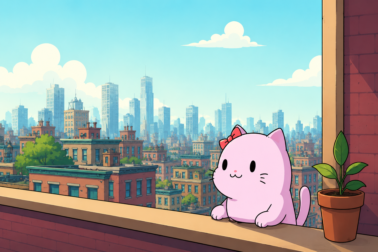 BUB overlooking the city
